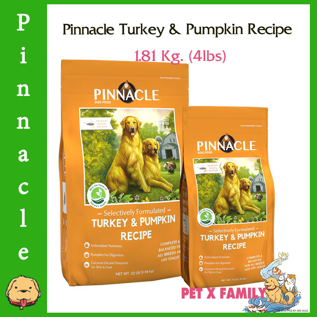 Pinnacle turkey and discount pumpkin dog food