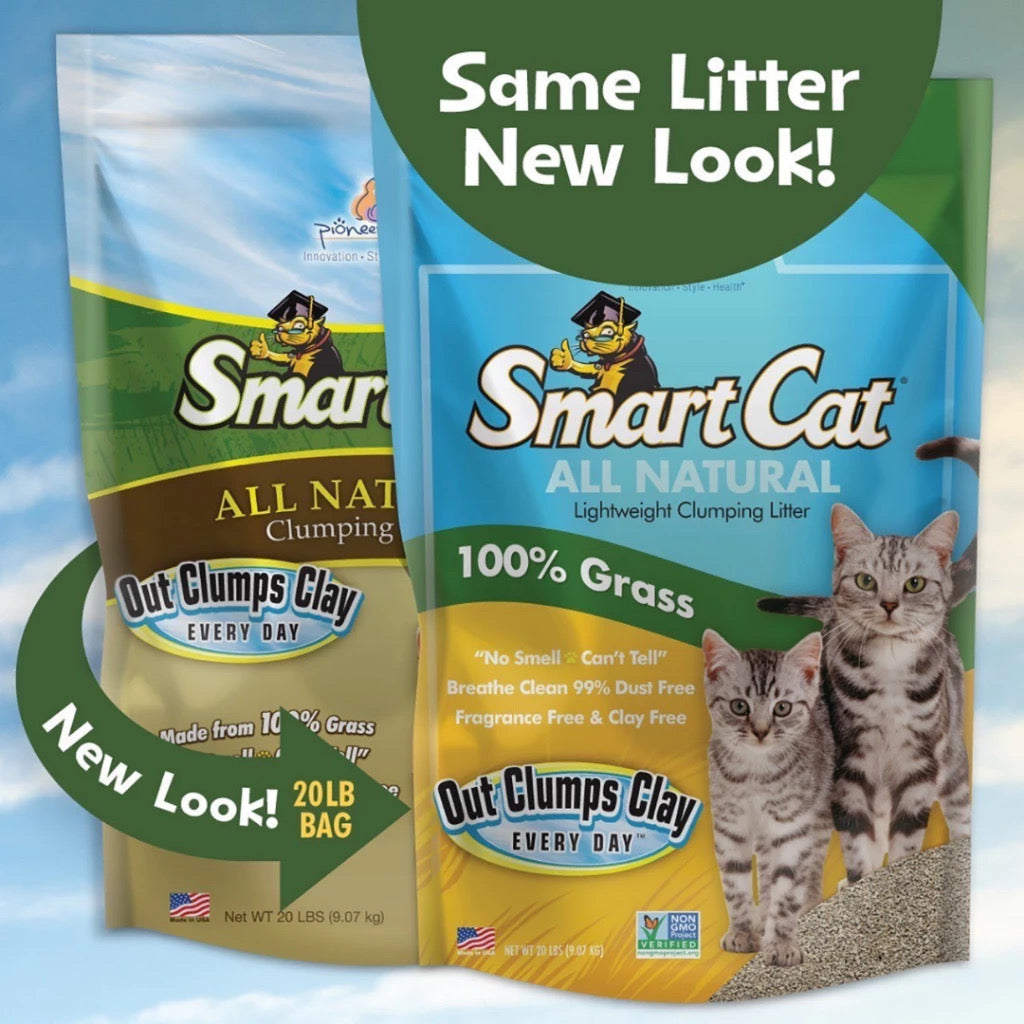 SmartCat Clumping Litter Grass ทรายธรรมชาติ 5lb (2.27kg) USA Imported