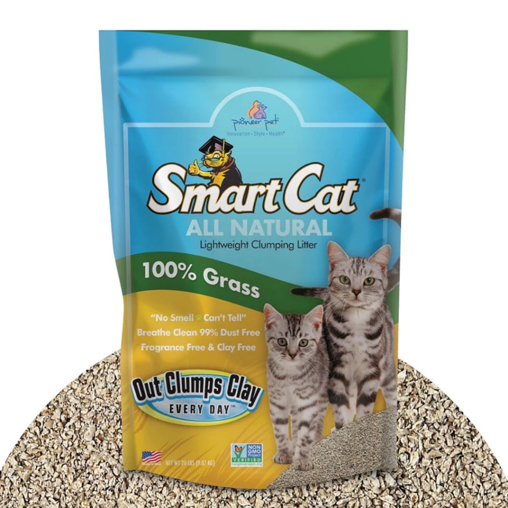 SmartCat Clumping Litter Grass ทรายธรรมชาติ 10lb (4.54kg) USA Imported