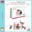 Tom Cat Cat Litter Box Toilet ห้องน้ำแมว กระบะทรายแมว รุ่นโดมอวกาศ เข้าได้ 2 ทาง ขนาด 49x55x42 ซม