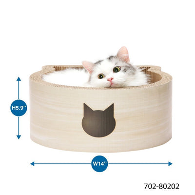 Kanimal Cat Toy ของเล่นแมว ที่ลับเล็บแมว รูปบ่อหน้าแมว สำหรับแมวทุกวัย ฟรี! Catnip