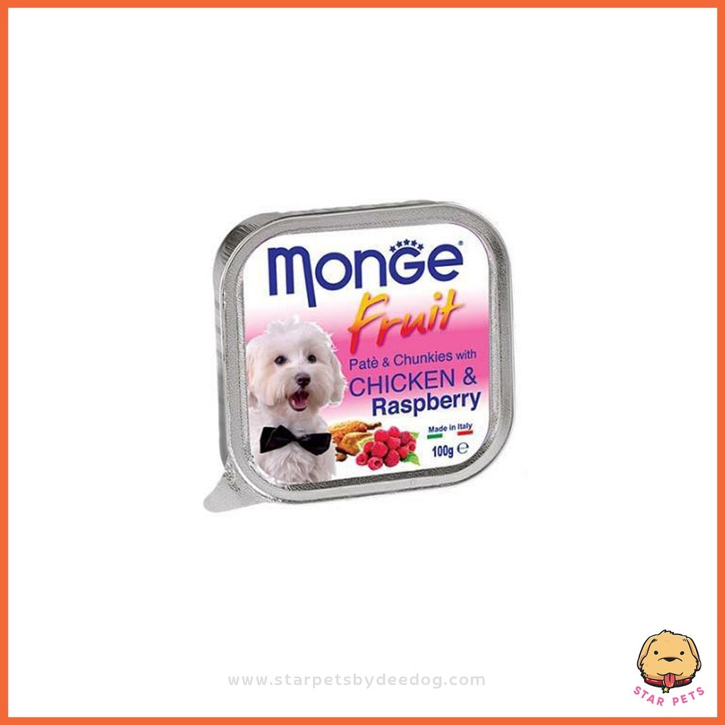 Monge Fresh Pate and Chunkies อาหารถาดพรีเมียมจากอิตาลี  100g