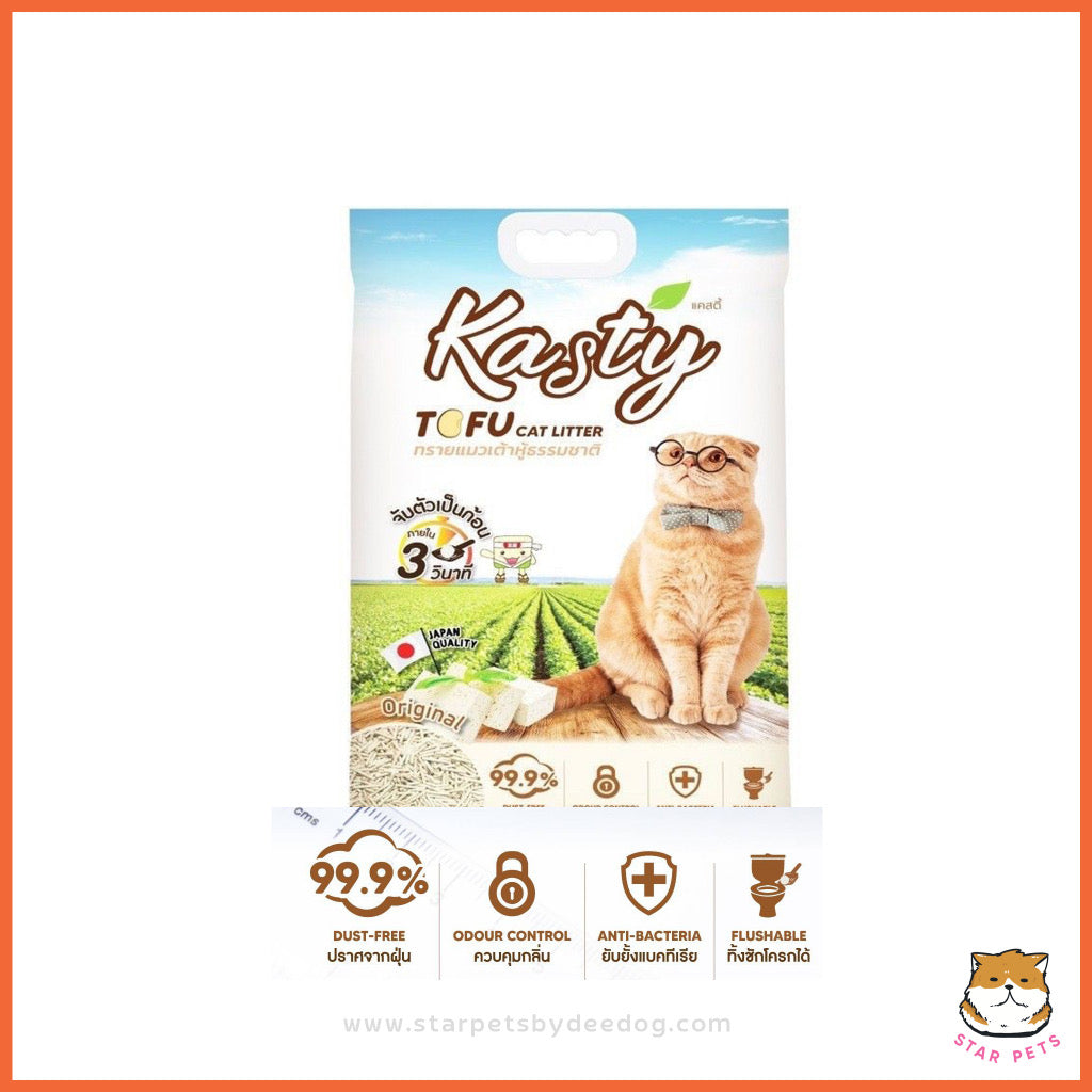 Kasty Tofu Litter ทรายแมวเต้าหู้ธรรมชาติ ขนาด 20L