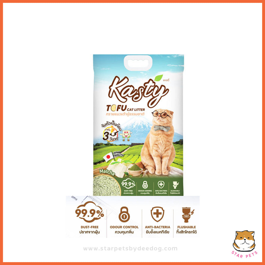 Kasty Tofu Litter ทรายแมวเต้าหู้ธรรมชาติ ขนาด 20L